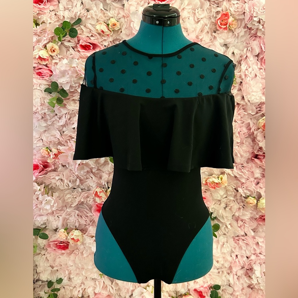 Cold shoulder bodysuit